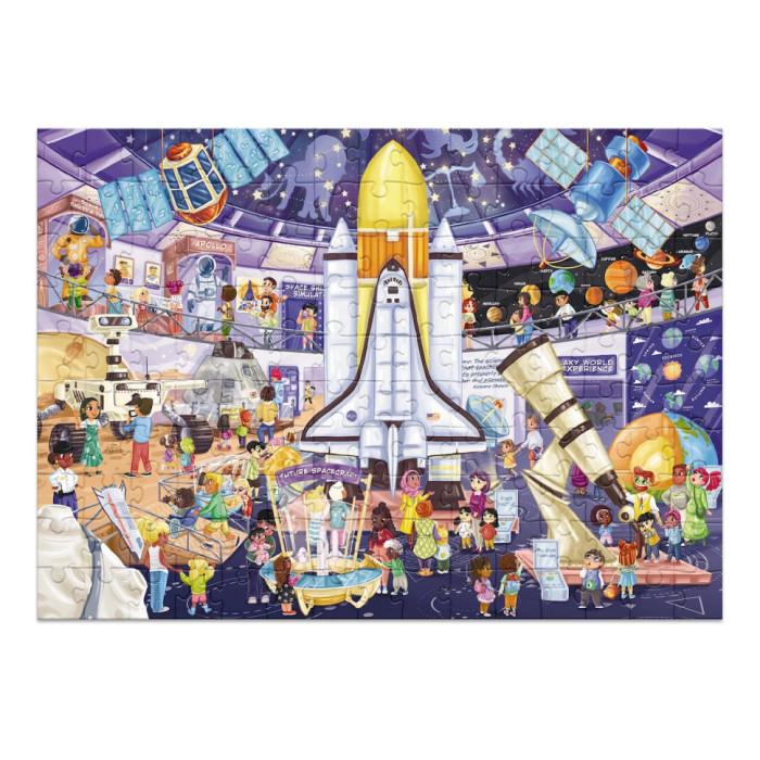 Дитячий віммельпазл "Музей Планетарій" 300642, 150 елементів DoDo Toys