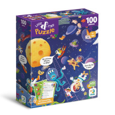 Дитячий пазл Шукай та знаходь "Шалений космос" 300668, 100 елементів DoDo Toys