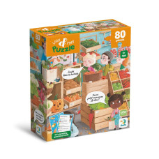 Дитячий пазл Шукай та знаходь "Дарунки осені" 300666, 80 елементів DoDo Toys