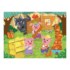 Дитячий пазл "Троє поросят" 300695, 30 елементів DoDo Toys