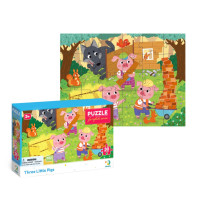 Дитячий пазл "Троє поросят" 300695, 30 елементів DoDo Toys