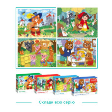 Дитячий пазл "Червона Шапочка" 300694, 30 елементів DoDo Toys