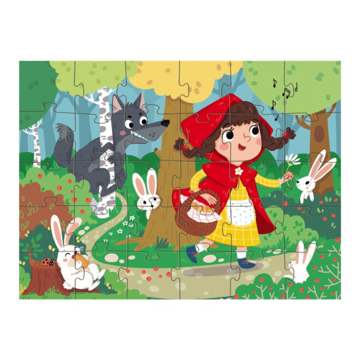 Дитячий пазл "Червона Шапочка" 300694, 30 елементів DoDo Toys