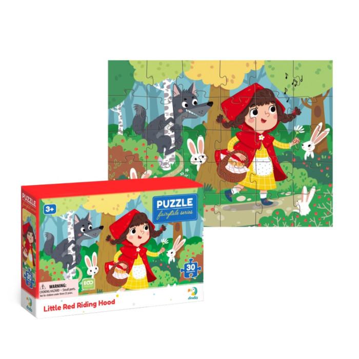 Дитячий пазл "Червона Шапочка" 300694, 30 елементів DoDo Toys