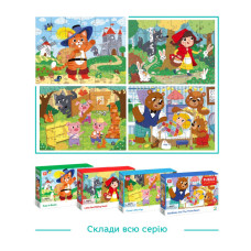 Дитячий пазл "Кіт у чоботях" 300693, 30 елементів DoDo Toys