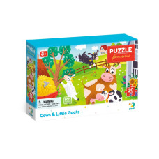 Дитячий пазл "Корови й козенята" 300683, 30 елементів DoDo Toys
