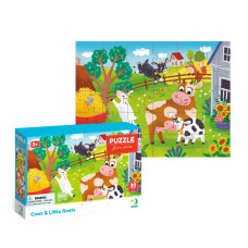 Дитячий пазл "Корови й козенята" 300683, 30 елементів DoDo Toys