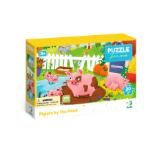Дитячий пазл "Поросята біля ставка" 300682, 30 елементів DoDo Toys