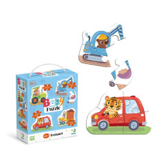Дитячий пазл 4 в 1 "Baby puzzle. Транспорт" 300685 набір 4 в 1 DoDo Toys
