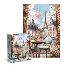 Пазл класичний Medium-XL "Міста. Париж" 300650, 1000 елементів DoDo Toys