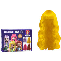 Дитячий набір аксесуарів "Colored Hair" C2009 перука 34 см, гребінець Bambi