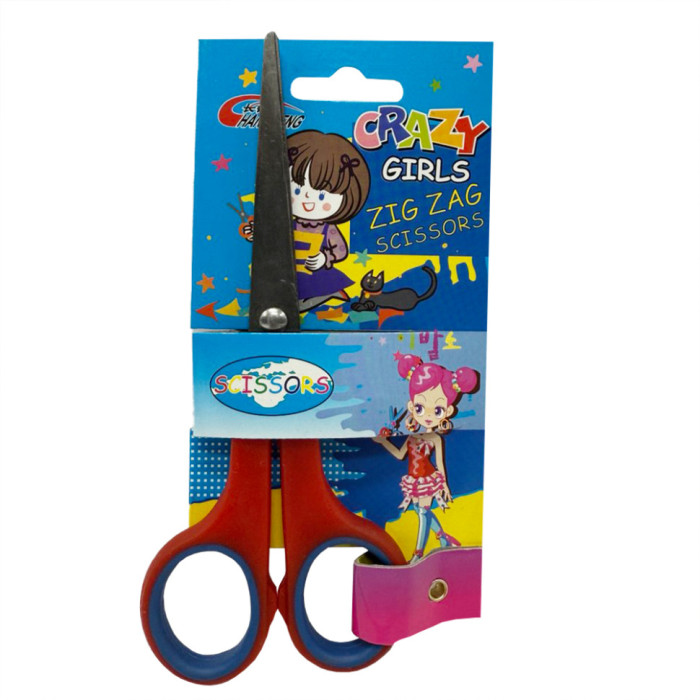 Дитячі ножиці канцелярські "№6 Scissors C" 50434(Red) довжина 14,3 см, леза 7,5 см COLOR-IT