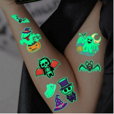 Набір тимчасових тату "Halloween glow №2" kids-tatto-halloween-g2 Fresh Tattoo