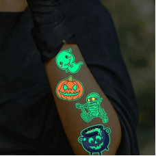 Набір тимчасових тату "Halloween glow №2" kids-tatto-halloween-g2 Fresh Tattoo