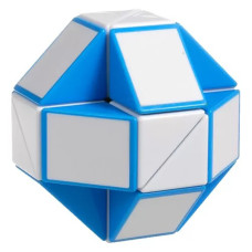 Змійка Рубіка Smart Cube біло-блакитна SCT401 у коробці Smart Cube