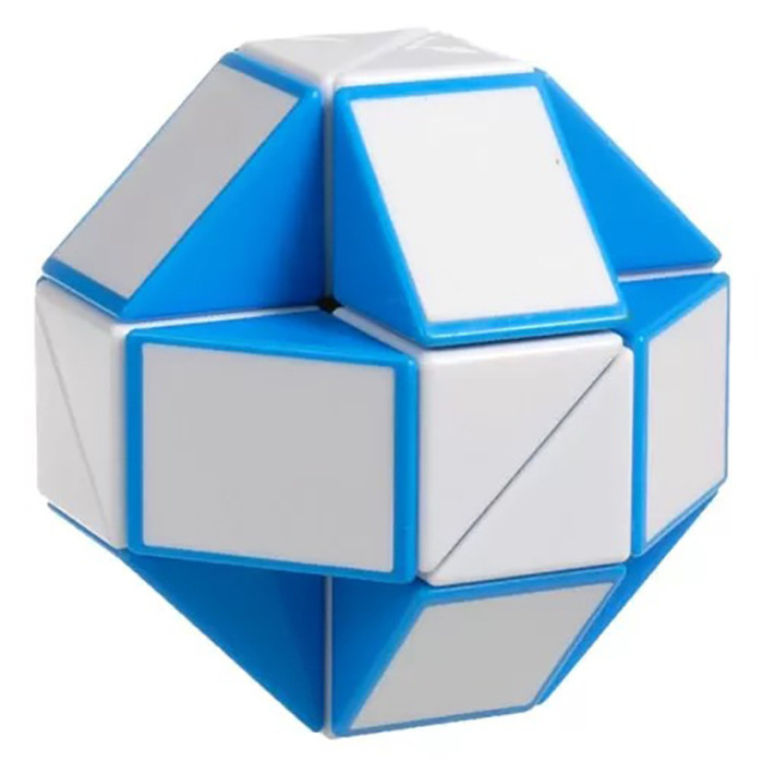 Змійка Рубіка Smart Cube біло-блакитна SCT401 у коробці Smart Cube