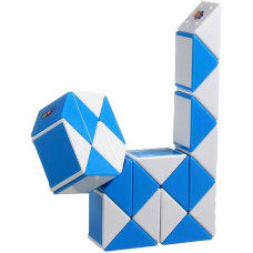 Змійка Рубіка Smart Cube біло-блакитна SCT401 у коробці Smart Cube
