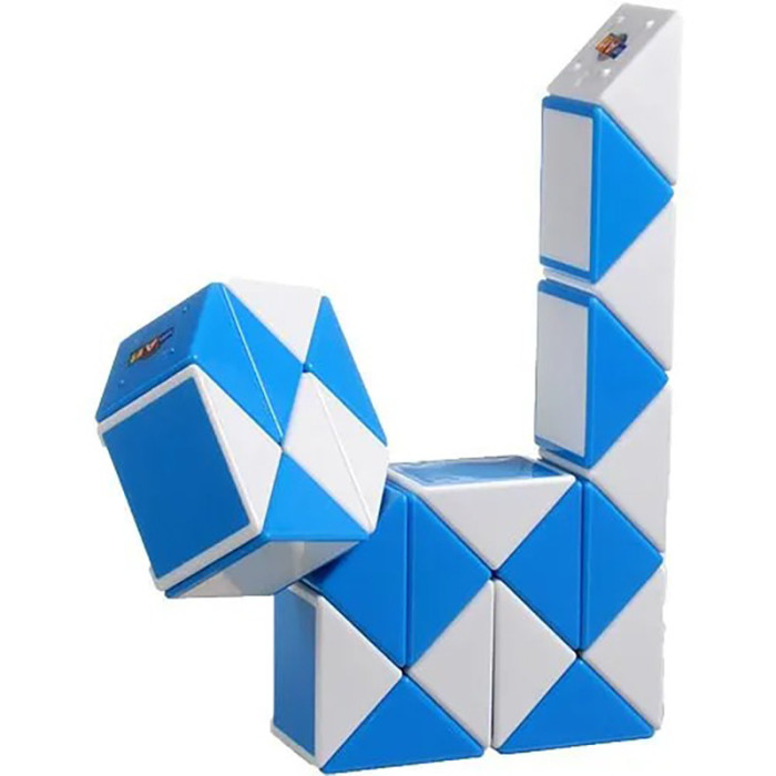 Змійка Рубіка Smart Cube біло-блакитна SCT401 у коробці Smart Cube