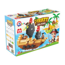 Дитячий розвиваючий конструктор "Pirate island" 2642TXK 170 деталей Технок