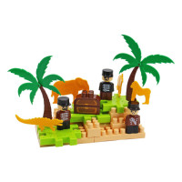 Дитячий розвиваючий конструктор "Pirate island" 2642TXK 170 деталей Технок