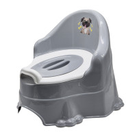 Горщик дитячий з кришкою 5163TXK(Grey) пластик, сірий Технок