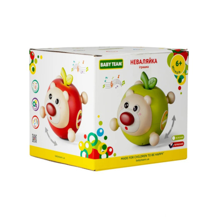 Іграшка неваляшка "Неваляйка" 8608(Red) червоний BABY TEAM