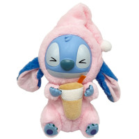 Дитяча м'яка іграшка-брелок "Стіч з ковпаком" STITCH(Pink) 26 см Bambi
