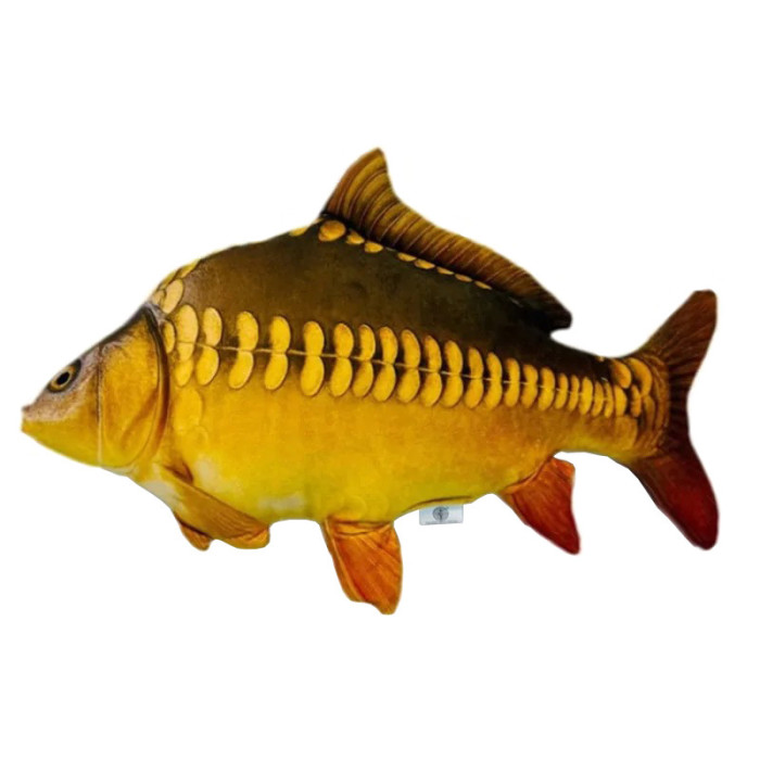 Дитяча м'яка іграшка "Дзеркальний короп" CARP-M, розмір 50 см Сувенір-декор