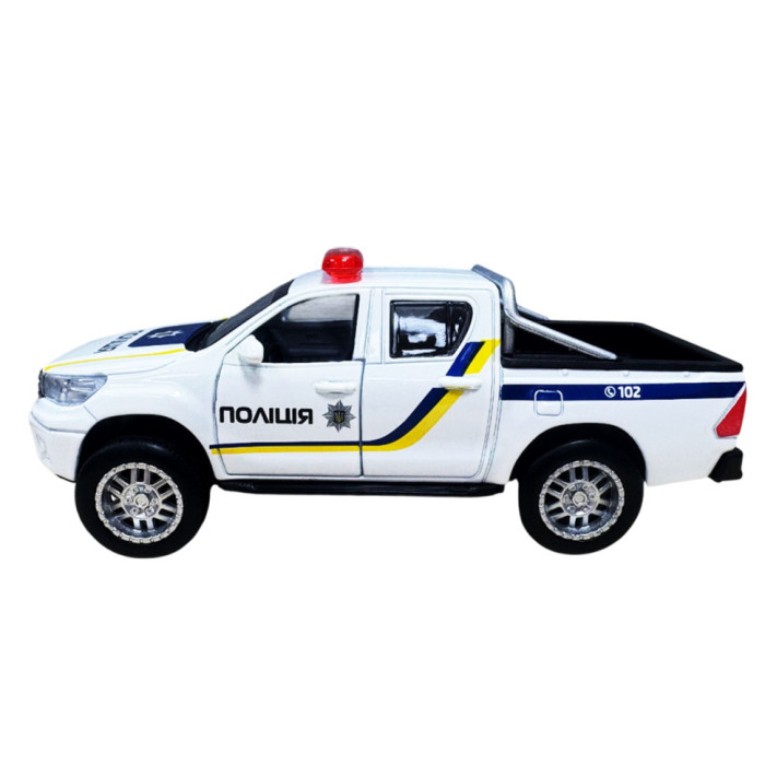 Дитяча автомодель Toyota Hilux Police TechnoDrive KM250426 масштаб 1:32 TechnoDrive
