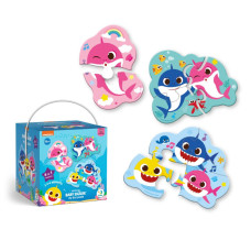 Дитячий пазл "Baby Shark" 200587 від 2 років, 18 елементів DoDo Toys
