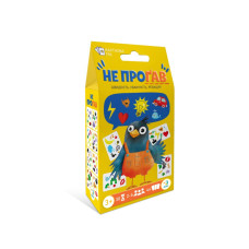 Настільна карткова гра для дітей "Не проґав" 301237, 2-6 гравців DoDo Toys