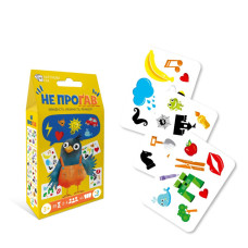 Настільна карткова гра для дітей "Не проґав" 301237, 2-6 гравців DoDo Toys