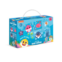 Дитячий пазл "З'єднай кольори" 200586 від 2 років, 12 елементів DoDo Toys