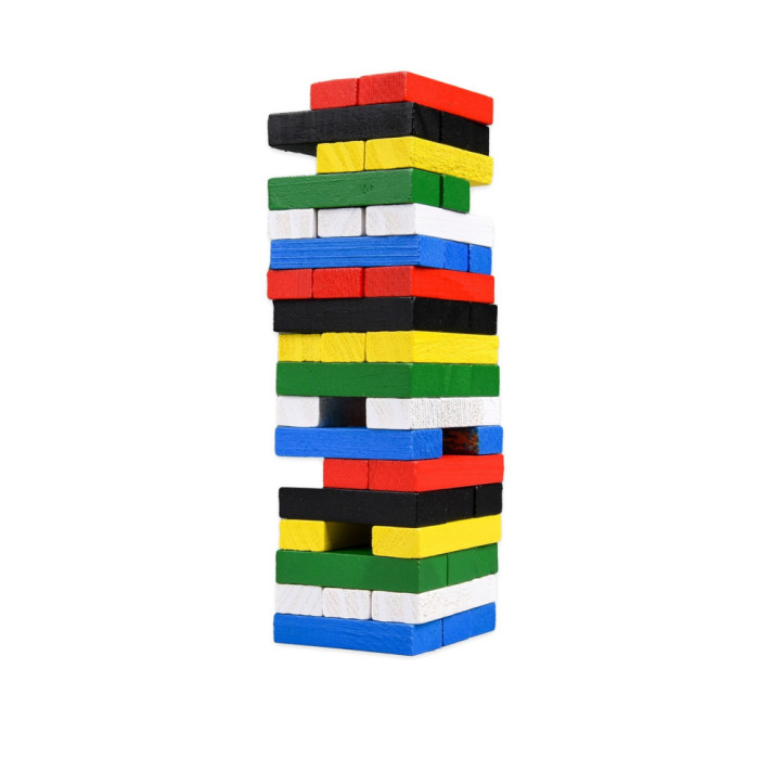 Настільна гра "TOWER MINI" 31064, 54 бруска, кубик Strateg