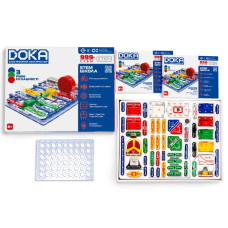 Електронний конструктор "999+ Схема школа" DOKA D70708 звук DOKA