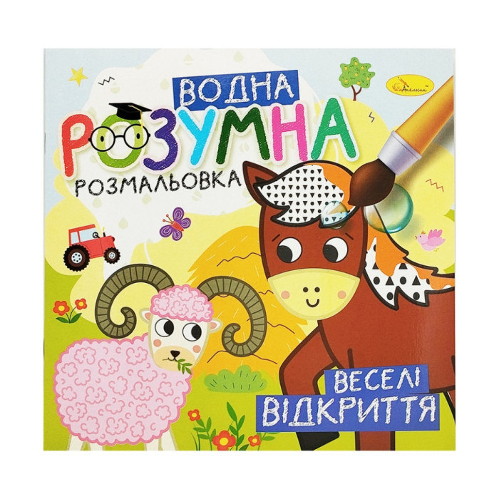 Водна розвиваюча розмальовка "Веселі відкриття"РМ-93-06 Апельсин
