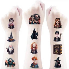 Дитячі тимчасові тату "Гаррі Поттер та інші" Potter-mini-tattoo-20, 5х5 см Fresh Tattoo