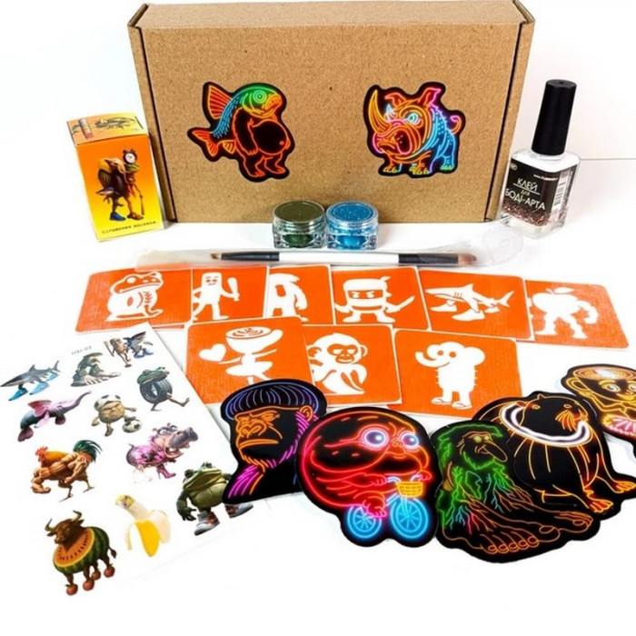 Подарунковий набір "Брейнрот" gift-box-brainrot-1kid Fresh Tattoo