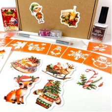 Подарунковий набір "Різдвяне диво: Чарівний Подарунок" gift-box-christmass-1kid Fresh Tattoo