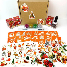 Подарунковий набір "Різдвяне диво: Чарівний Подарунок" gift-box-christmass-3kids Fresh Tattoo