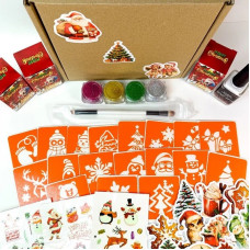 Подарунковий набір "Різдвяне диво: Чарівний Подарунок" gift-box-christmass-3kids Fresh Tattoo