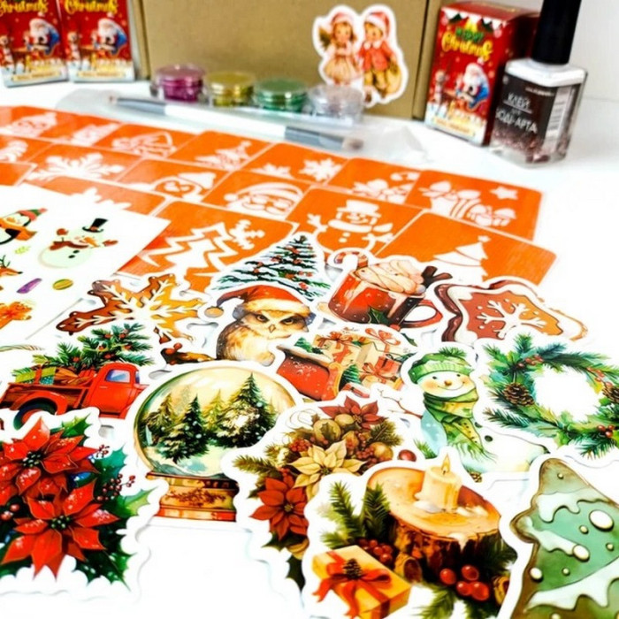 Подарунковий набір "Різдвяне диво: Чарівний Подарунок" gift-box-christmass-3kids Fresh Tattoo