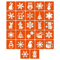 Набір для біо-тату "Зима - глітер" set-winter-glitter Fresh Tattoo