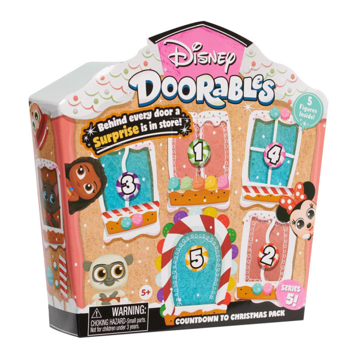 Ігровий набір "Великий святковий будиночок" Disney Doorables 44637, 5 фігурок Disney Doorables