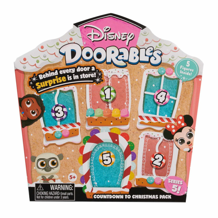 Ігровий набір "Великий святковий будиночок" Disney Doorables 44637, 5 фігурок Disney Doorables