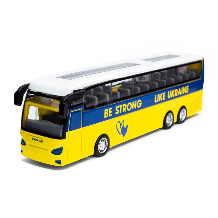 Дитяча колекційна модель "Автобус екскурсійний Україна" TechnoDrive 250419CG TechnoDrive