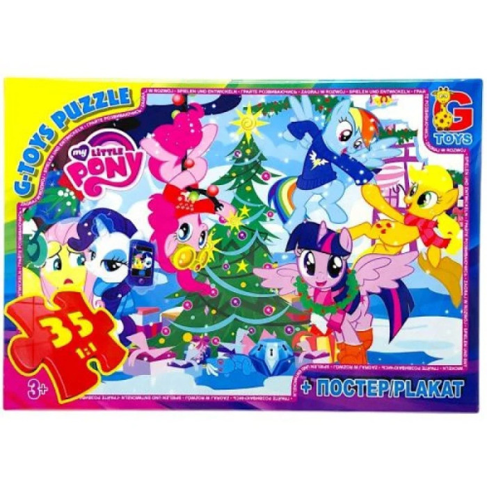 Дитячий пазл "My little PONY" MLP032 постер, 35 елементів G-Toys