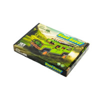 Дерев'яний 3D конструктор "Позашляховик" Puz-00951, 123 деталі PuzzleOK