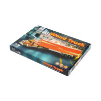 Дитячий дерев'яний 3D конструктор "Фура з причепом" Puz-00952, 206 деталей PuzzleOK