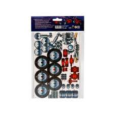 Дитячий дерев'яний 3D конструктор "Турбо байк" Puz-00961, 91 деталь PuzzleOK
